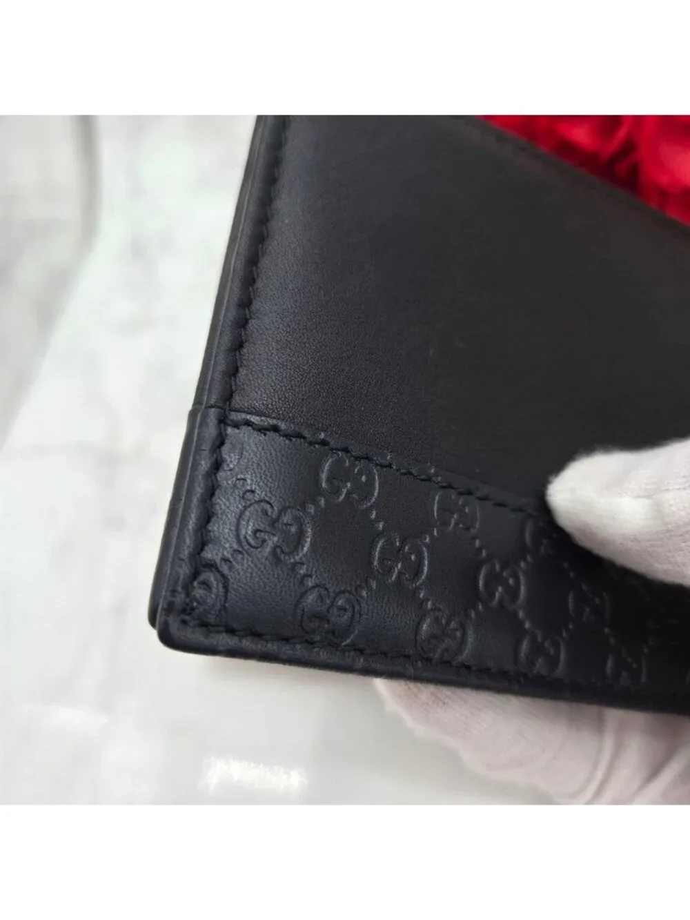 Gucci Billfold Folding Wallet Microshima GG